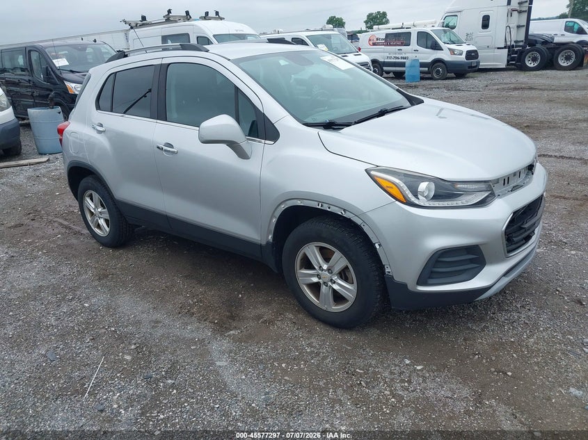2018 Chevrolet Trax VIN KL7CJPSB7JB711991 IAAI salvage auction — NORMAL WEAR, Clear (Pennsylvania), sold $600 on 2026-07-29 (photo 1)