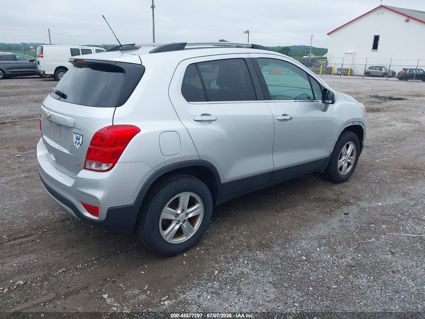 2018 Chevrolet Trax VIN KL7CJPSB7JB711991 IAAI salvage auction — NORMAL WEAR, Clear (Pennsylvania), sold $600 on 2026-07-29 (photo 4)