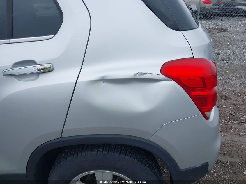 2018 Chevrolet Trax VIN KL7CJPSB7JB711991 IAAI salvage auction — NORMAL WEAR, Clear (Pennsylvania), sold $600 on 2026-07-29 (photo 6)