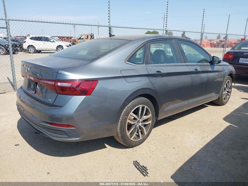 2025 Volkswagen Jetta VIN 3VW7X7BU0SM038151 IAAI salvage auction — UNDERCARRIAGE, Enterprise Vehicles Clear Only (Wisconsin), sold $8,100 on 2026-07-21 (photo 4)