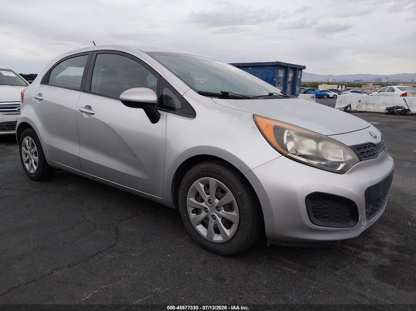2015 Kia Rio VIN KNADM5A37F6509808 IAAI salvage auction — NORMAL WEAR, Clear (California), sold $600 on 2026-07-24 (photo 1)