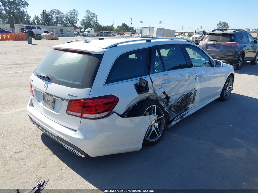 2015 Mercedes-benz E-klasse VIN WDDHH8JB5FB112208 IAAI salvage auction — RIGHT SIDE, Wait Title, sold $3,850 on 2026-08-05 (photo 4)