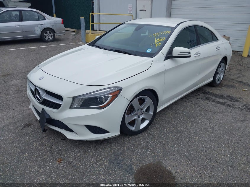 2015 Mercedes-benz Cla-class VIN WDDSJ4GBXFN178312 IAAI salvage auction — NORMAL WEAR, Clear (New York), sold $2,500 on 2026-07-14 (photo 2)