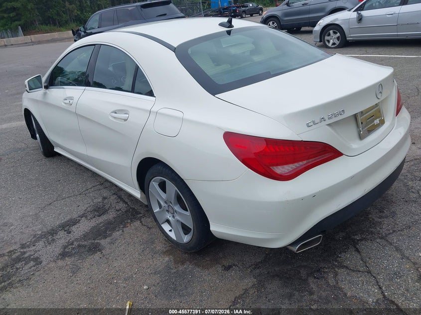 2015 Mercedes-benz Cla-class VIN WDDSJ4GBXFN178312 IAAI salvage auction — NORMAL WEAR, Clear (New York), sold $2,500 on 2026-07-14 (photo 3)