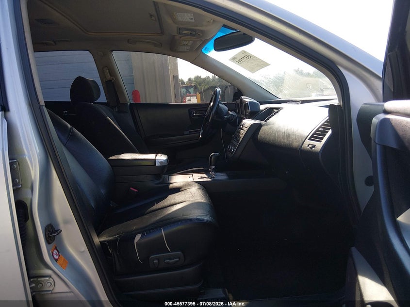 2006 Nissan Murano VIN JN8AZ08T26W403724 IAAI salvage auction — NORMAL WEAR, Clear (Alabama), sold $25 on 2026-07-20 (photo 5)