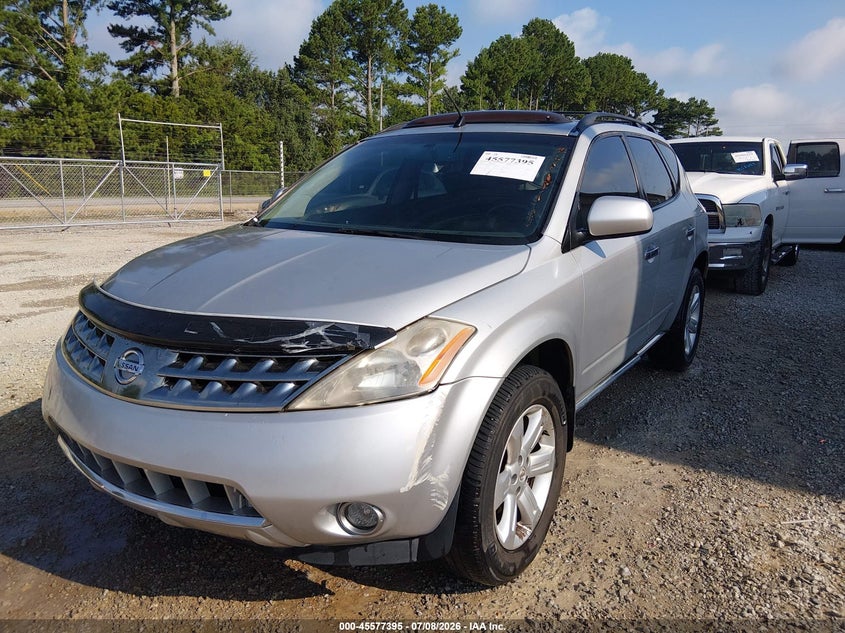 2006 Nissan Murano VIN JN8AZ08T26W403724 IAAI salvage auction — NORMAL WEAR, Clear (Alabama), sold $25 on 2026-07-20 (photo 6)