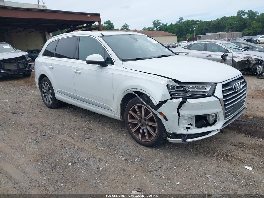 2019 Audi Q7 VIN WA1LHAF7XKD043038 IAAI salvage auction — FRONT END, Mv-907A (New York), sold $7,000 on 2026-07-28 (photo 1)