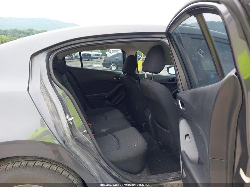 2015 Mazda 3 VIN JM1BM1V70F1263973 IAAI salvage auction — STORM DAMAGE, Salvage (Pennsylvania), sold $625 on 2026-07-29 (photo 8)