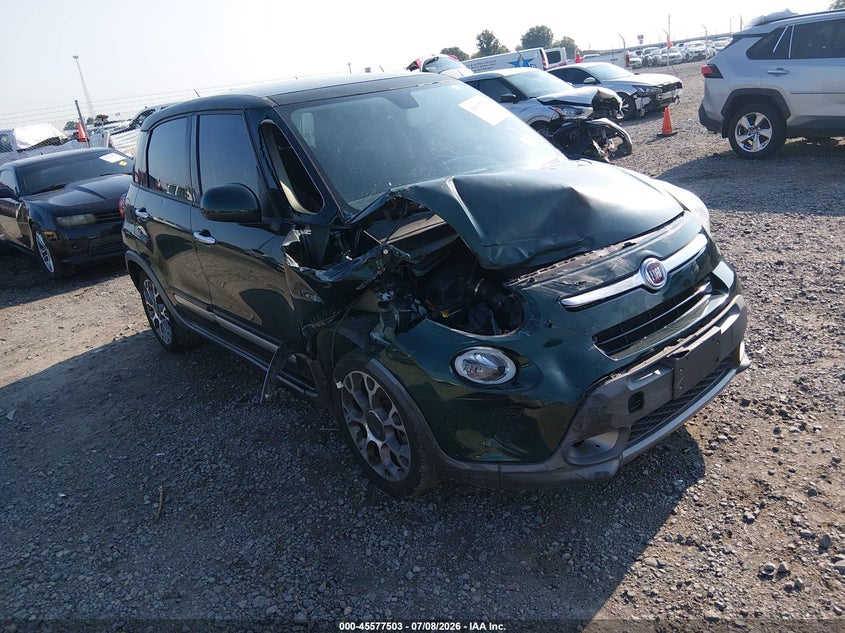 2014 Fiat 500l VIN ZFBCFADH1EZ014013 IAAI salvage auction — FRONT END, Clear (Arkansas), sold $950 on 2026-08-05 (photo 1)
