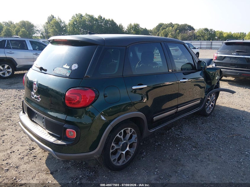 2014 Fiat 500l VIN ZFBCFADH1EZ014013 IAAI salvage auction — FRONT END, Clear (Arkansas), sold $950 on 2026-08-05 (photo 4)