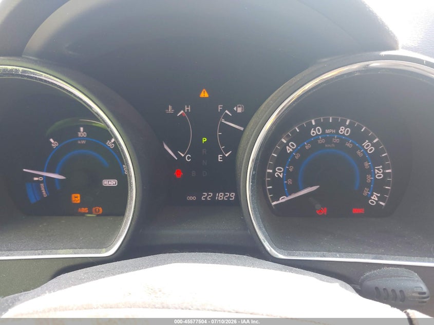 2010 Toyota Highlander hybrid VIN JTEBW3EH1A2047269 IAAI salvage auction — NORMAL WEAR, Clear (Pennsylvania), sold $725 on 2026-07-24 (photo 7)