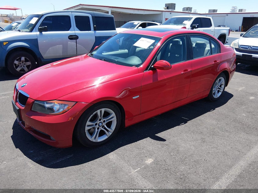 2008 BMW 3er VIN WBAVC53568FZ83015 IAAI salvage auction — NORMAL WEAR, Clear (Washington), sold $425 on 2026-07-31 (photo 2)