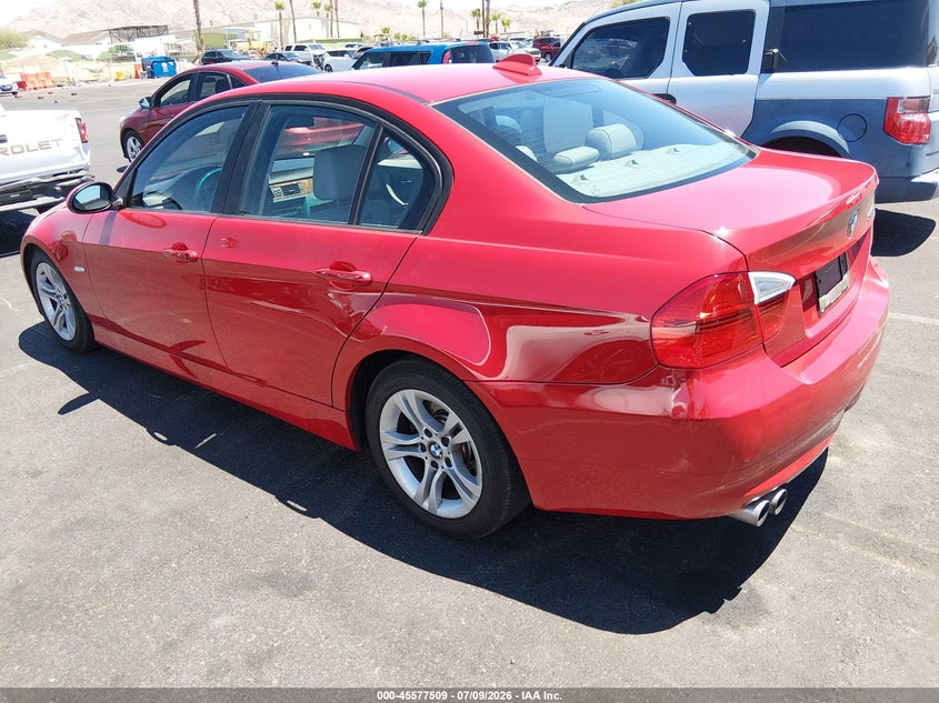 2008 BMW 3er VIN WBAVC53568FZ83015 IAAI salvage auction — NORMAL WEAR, Clear (Washington), sold $425 on 2026-07-31 (photo 3)