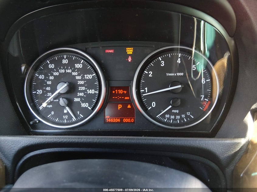2008 BMW 3er VIN WBAVC53568FZ83015 IAAI salvage auction — NORMAL WEAR, Clear (Washington), sold $425 on 2026-07-31 (photo 7)