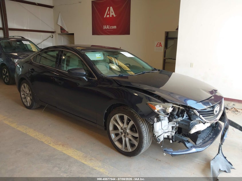 2015 Mazda 6 VIN JM1GJ1V63F1167633 IAAI salvage auction — FRONT END, Salvage (North Carolina), sold $725 on 2026-09-17 (photo 1)