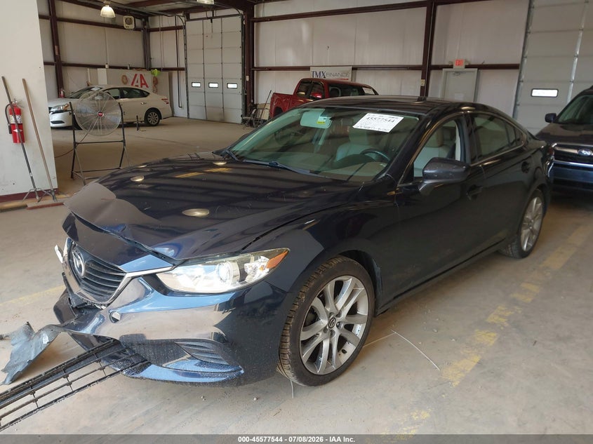 2015 Mazda 6 VIN JM1GJ1V63F1167633 IAAI salvage auction — FRONT END, Salvage (North Carolina), sold $725 on 2026-09-17 (photo 2)