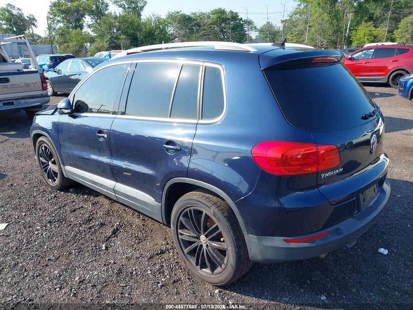 2013 Volkswagen Tiguan VIN WVGBV7AX0DW538307 IAAI salvage auction — NORMAL WEAR, Clear (New Jersey), sold $400 on 2026-07-29 (photo 3)