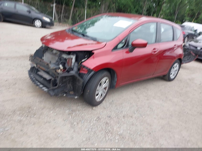 2019 Nissan Versa VIN 3N1CE2CP1KL365833 IAAI salvage auction — FRONT & REAR, Salvage (Rhode Island), sold $25 on 2026-09-10 (photo 2)