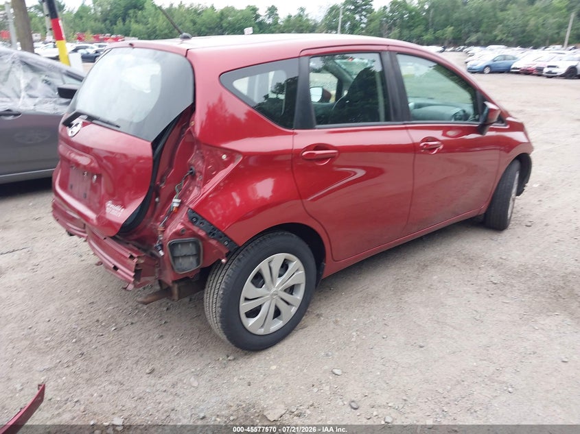 2019 Nissan Versa VIN 3N1CE2CP1KL365833 IAAI salvage auction — FRONT & REAR, Salvage (Rhode Island), sold $25 on 2026-09-10 (photo 4)