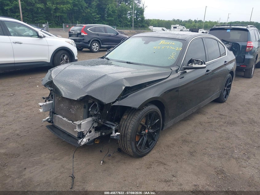 2013 BMW 3 series VIN WBA3B5C50DF138875 IAAI salvage auction — NORMAL WEAR, Clear (Maryland), sold $600 on 2026-07-29 (photo 2)