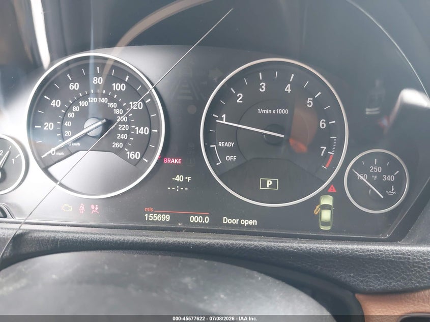2013 BMW 3 series VIN WBA3B5C50DF138875 IAAI salvage auction — NORMAL WEAR, Clear (Maryland), sold $600 on 2026-07-29 (photo 7)