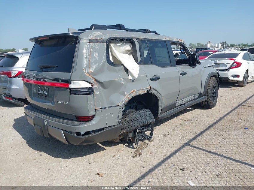 2024 Lexus Gx VIN JTJTBCDX2R5021140 IAAI salvage auction — ROLLOVER, Salvage Title, sold $21,600 on 2026-08-25 (photo 4)