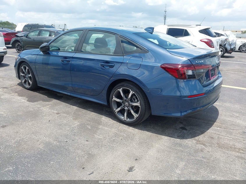 2025 Honda Civic VIN 2HGFE4F86SH344836 IAAI salvage auction — RIGHT FRONT, Wait Title, sold $10,900 on 2026-08-22 (photo 3)