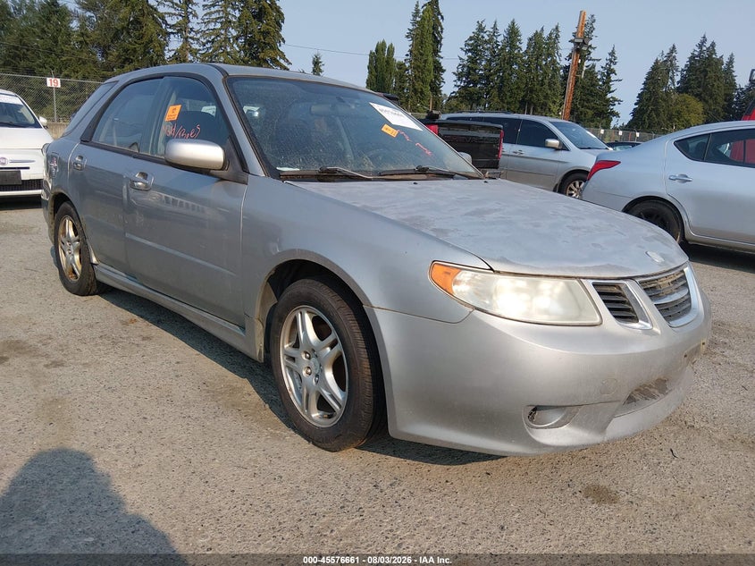 2005 Saab 9-2 VIN JF4GG61655G054384 IAAI salvage auction — NORMAL WEAR, Clear (Washington), sold $175 on 2026-08-12 (photo 1)