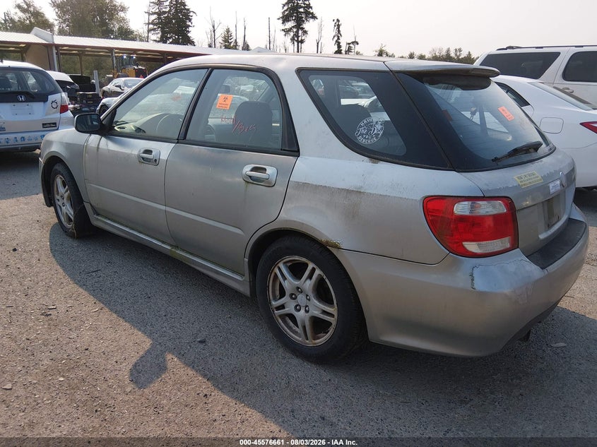 2005 Saab 9-2 VIN JF4GG61655G054384 IAAI salvage auction — NORMAL WEAR, Clear (Washington), sold $175 on 2026-08-12 (photo 3)
