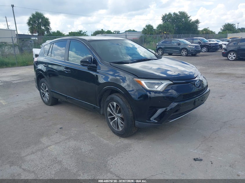 2018 Toyota Rav 4 VIN JTMRJREV0JD222206 IAAI salvage auction — REAR END, Salvage Title, sold $4,550 on 2026-07-29 (photo 1)