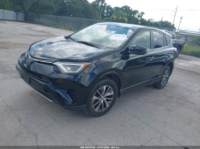 2018 Toyota Rav 4 VIN JTMRJREV0JD222206 IAAI salvage auction — REAR END, Salvage Title, sold $4,550 on 2026-07-29 (photo 2)