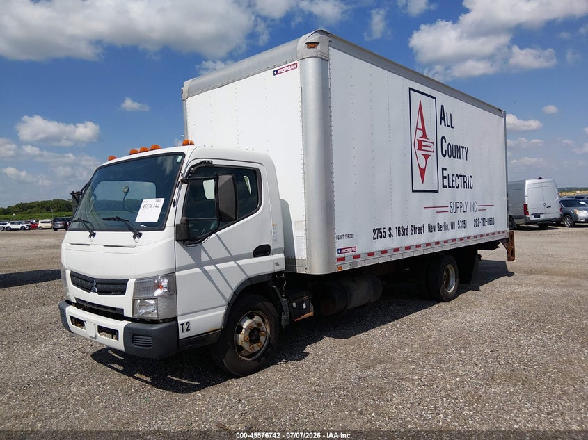 2016 Mitsubishi fuso truck Fe VIN JL6BNH1A1GK000966 IAAI salvage auction — UNKNOWN, Dealer (Iowa), sold $525 on 2026-07-28 (photo 2)