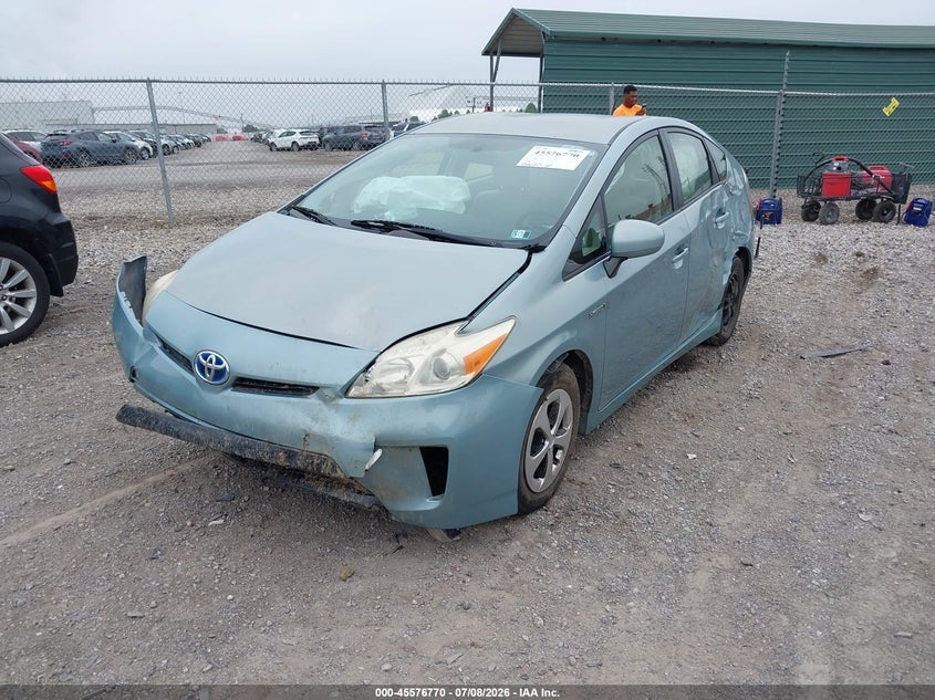 2014 Toyota Prius VIN JTDKN3DU5E1745093 IAAI salvage auction — FRONT END, Salvage (Pennsylvania), sold $675 on 2026-07-28 (photo 2)