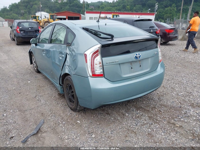 2014 Toyota Prius VIN JTDKN3DU5E1745093 IAAI salvage auction — FRONT END, Salvage (Pennsylvania), sold $675 on 2026-07-28 (photo 3)