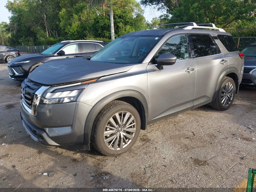 2025 Nissan Pathfinder VIN 5N1DR3CB0SC247778 IAAI salvage auction — RIGHT FRONT, Wait Title, sold $11,500 on 2026-08-24 (photo 2)