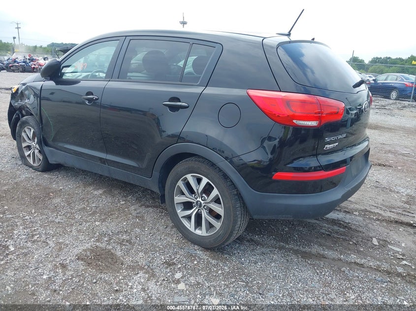 2014 Kia Sportage VIN KNDPB3AC2E7662325 IAAI salvage auction — LEFT FRONT, Salvage (Pennsylvania), sold $1,400 on 2026-07-29 (photo 3)