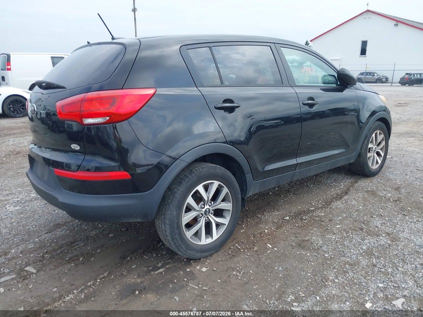 2014 Kia Sportage VIN KNDPB3AC2E7662325 IAAI salvage auction — LEFT FRONT, Salvage (Pennsylvania), sold $1,400 on 2026-07-29 (photo 4)