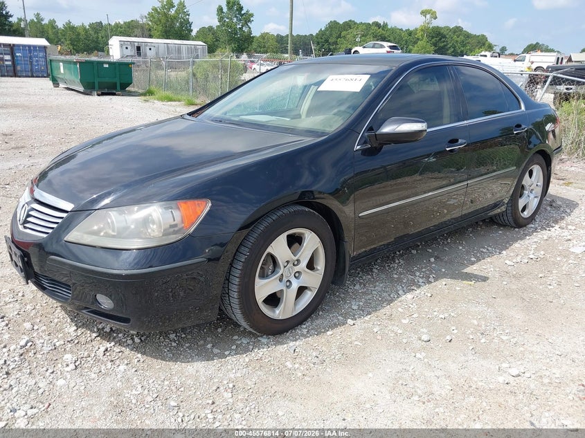 2005 Acura Rl VIN JH4KB16575C017670 IAAI salvage auction — REAR END, Clear-Dealer Only (North Carolina), sold $475 on 2026-07-28 (photo 2)