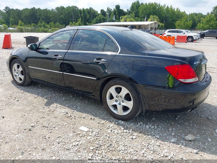 2005 Acura Rl VIN JH4KB16575C017670 IAAI salvage auction — REAR END, Clear-Dealer Only (North Carolina), sold $475 on 2026-07-28 (photo 3)