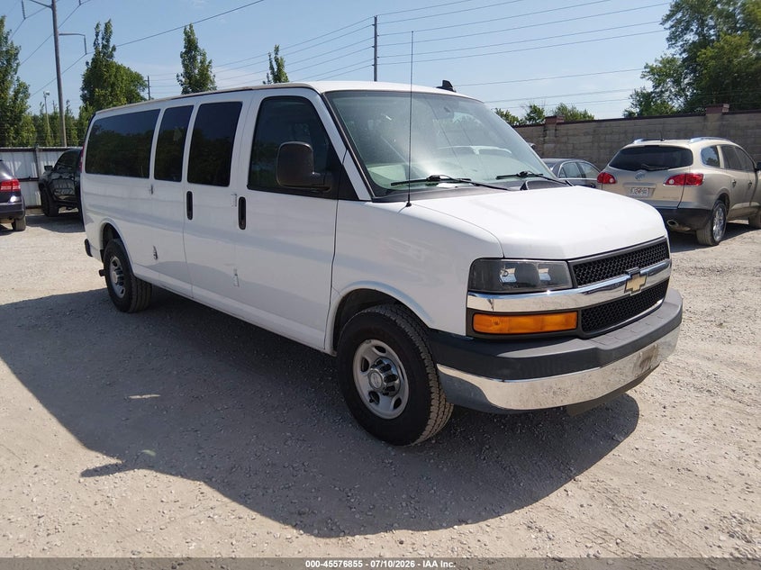 2016 Chevrolet Express 3500 VIN 1GAZGPFG8G1317828 IAAI salvage auction — REAR END, Sf97 (Missouri), sold $18,550 on 2026-09-03 (photo 1)