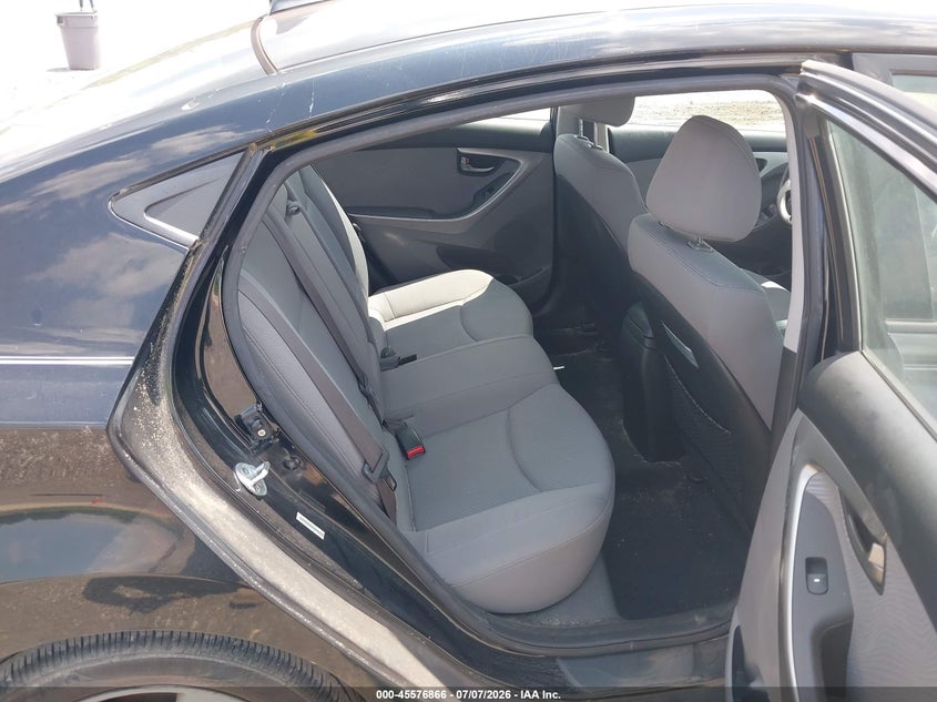 2013 Hyundai Elantra VIN KMHDH4AE9DU878144 IAAI salvage auction — NORMAL WEAR, Salvage Title, sold $925 on 2026-07-29 (photo 8)