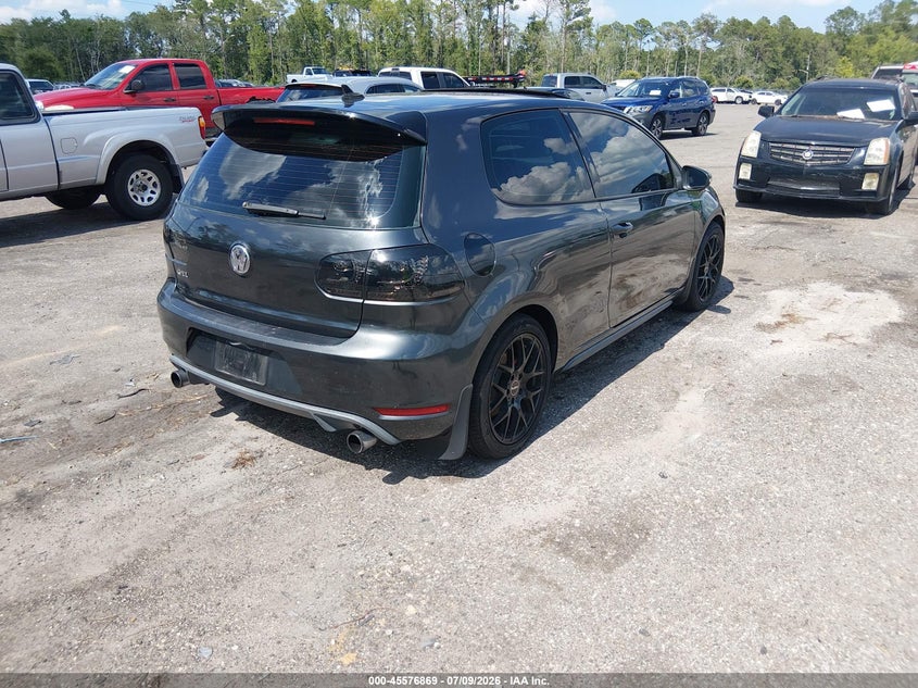 2011 Volkswagen Gti VIN WVWFD7AJXBW147778 IAAI salvage auction — FRONT & REAR, Rebuildable (Florida), sold $900 on 2026-07-28 (photo 4)