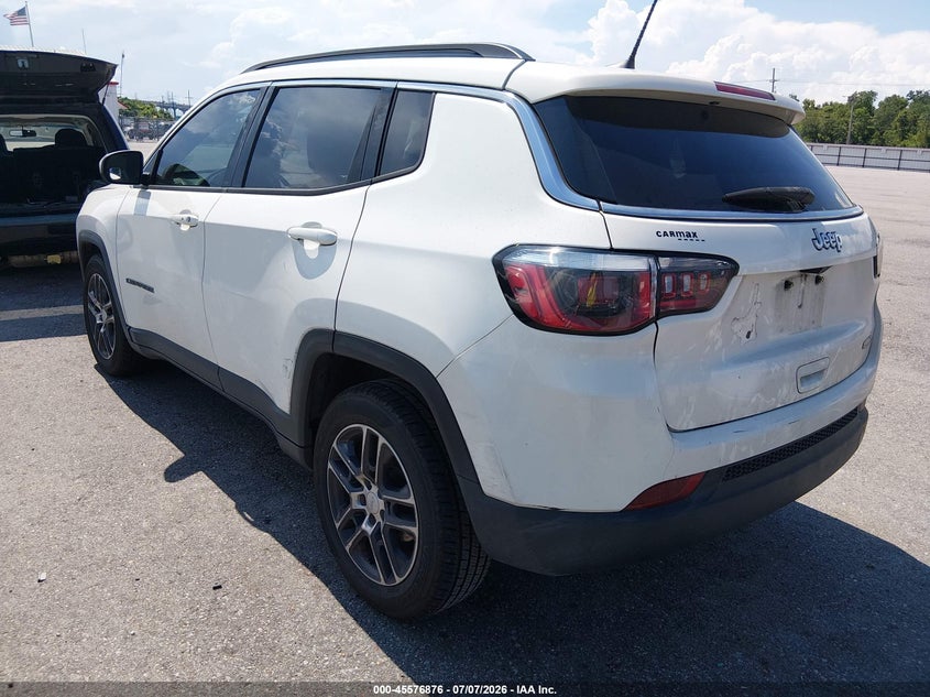 2019 Jeep Compass VIN 3C4NJCBB0KT655218 IAAI salvage auction — FRONT END, Salvage Title, sold $2,100 on 2026-08-24 (photo 3)