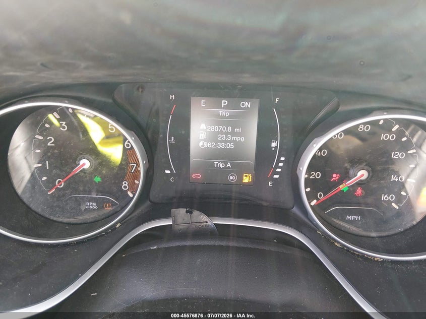 2019 Jeep Compass VIN 3C4NJCBB0KT655218 IAAI salvage auction — FRONT END, Salvage Title, sold $2,100 on 2026-08-24 (photo 7)