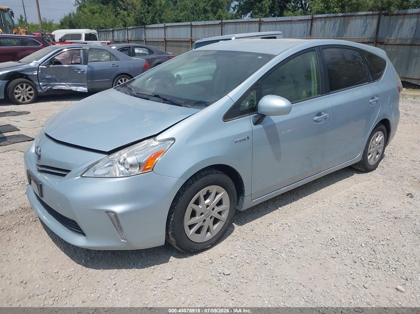 2012 Toyota Prius v VIN JTDZN3EU9C3183536 IAAI salvage auction — NORMAL WEAR, Original (Ohio), sold $125 on 2026-07-22 (photo 2)