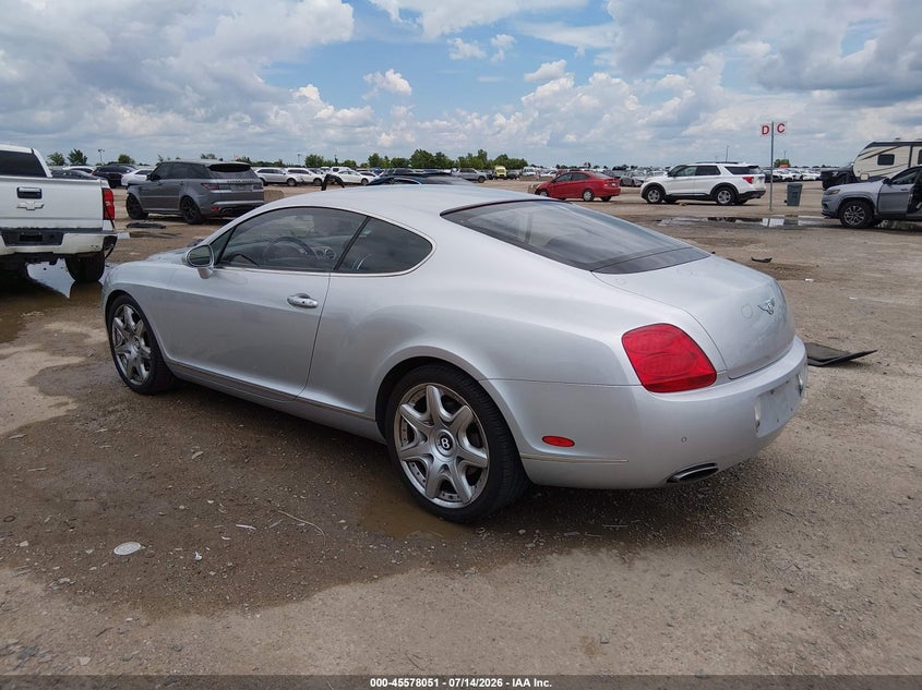 2006 Bentley Continental gt VIN SCBCR63WX6C038108 IAAI salvage auction — HAIL, Original (Texas), sold $7,200 on 2026-08-26 (photo 3)