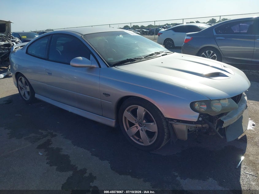 2005 Pontiac Gto VIN 6G2VX12U05L377108 IAAI salvage auction — FRONT END, Original (Texas), sold $6,000 on 2026-09-26 (photo 1)