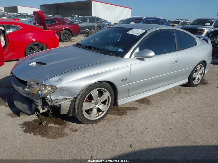 2005 Pontiac Gto VIN 6G2VX12U05L377108 IAAI salvage auction — FRONT END, Original (Texas), sold $6,000 on 2026-09-26 (photo 2)