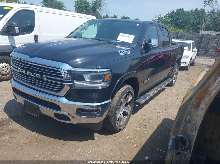 2021 Ram 1500 VIN 1C6SRFJT3MN553655 IAAI salvage auction — REAR END, Salvage Title, sold $11,300 on 2026-09-03 (photo 2)
