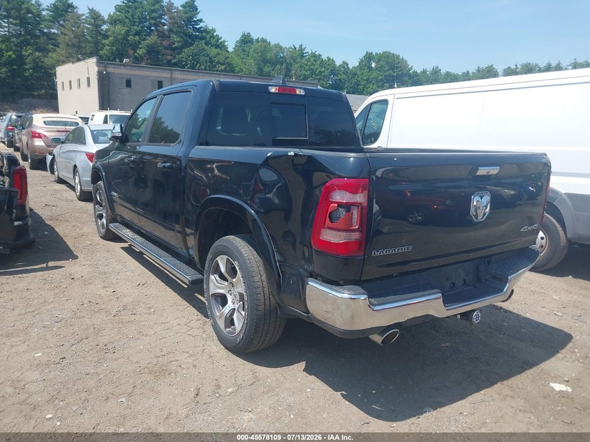 2021 Ram 1500 VIN 1C6SRFJT3MN553655 IAAI salvage auction — REAR END, Salvage Title, sold $11,300 on 2026-09-03 (photo 3)